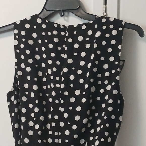 Spense Ruffle Polka Dots Woman Dress Size 10 - Picture 4 of 13